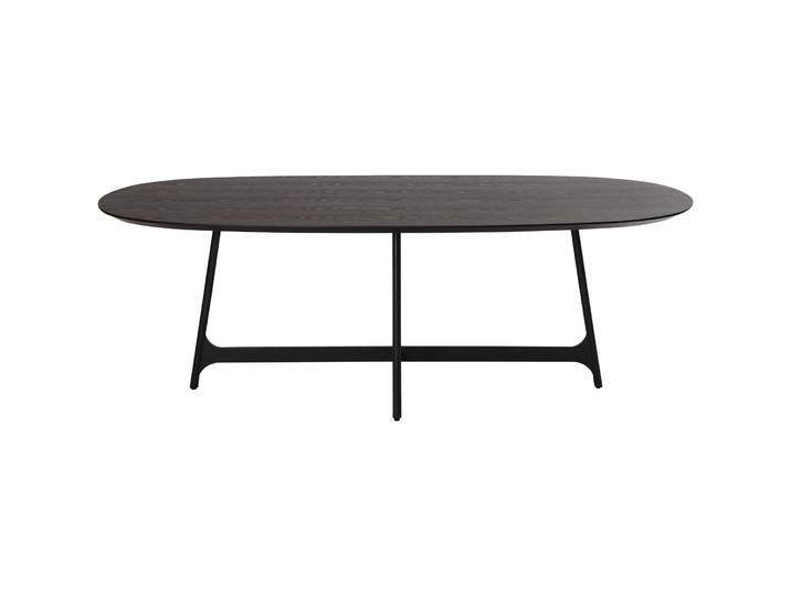 DAN-FORM Tisch Ooid Esche Schwarz B 200 T 110 cm - Tisch