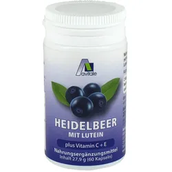 Heidelbeer Kapseln + Lutein + C + E