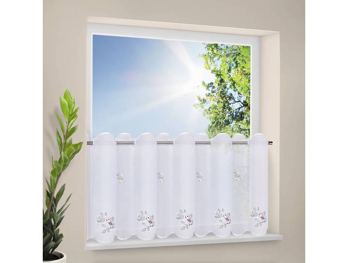 Brise-bise Birdy 145 x 50cm Blanc