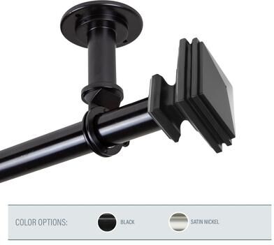 InStyleDesign Mantle 1 inch Diameter Ceiling Curtain Rod/ Room Divider