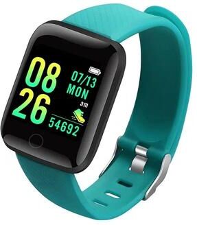 Uplifted Finds Smart Fitness Watch With Heart Rate Tracking Activity Monitoring And Message Alerts For Daily Wellness 116 Plus Green