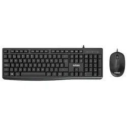 Nilox Spanische Combo-Tastatur mit schwarzer Tastatur,