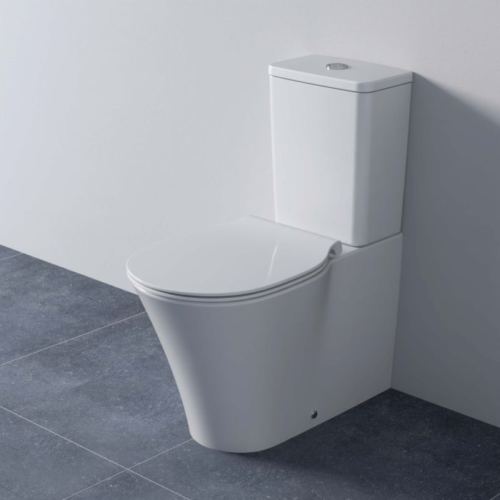 Ideal Standard Air WC-Sitz E036601 weiss Softclosing, Scharniere Edelstahl, Sandwich