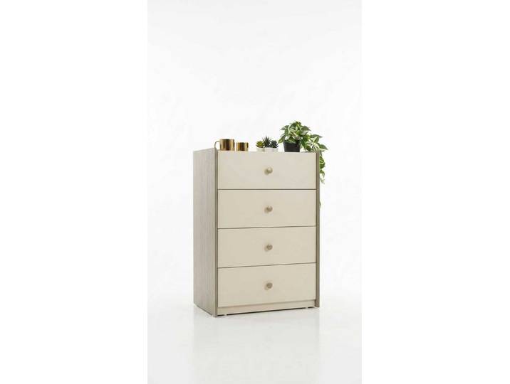 JVmoebel Schubkastenkommode Wäscheschrank Beige Modern Luxus Kommode Schubladenkommode