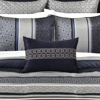 CARLISLE BOUDOIR DECORATIVE THROW PILLOW by Royal Court in Indigo (Size ONE SIZE)