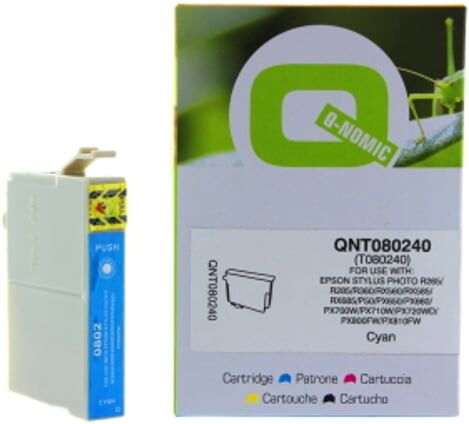Q-Nomic T0802 Cartucho de tinta cian