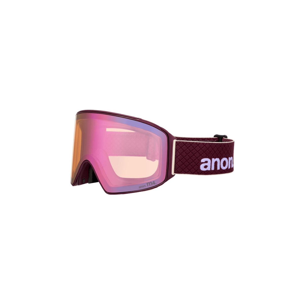 Anon M4 Goggles (cylindrical) + Bonus Lens + MFI Face Mask deep cherry/perceive cloudy pink (EZP) Regular NA 2035417-EZP-NA