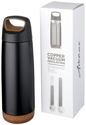 Borraccia Avenue 600ml inox rame, termica 48h, sughero antiscivolo Personalizzate o neutre