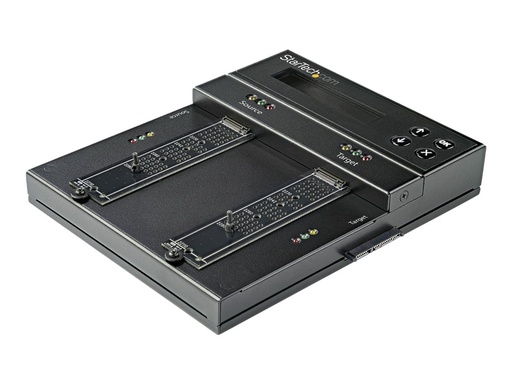 StarTech.com Selbständiger M.2 SATA & M.2 NVMe Duplikator und Löscher - SATA/SSD Festplatten klonen/löschen für M.2 PCIe AHCI/NVMe, M.2 SATA, 2.5/3.5" SATA Laufwerke - HDD cloner, TAA (SM2DUPE11) (SM2DUPE11)