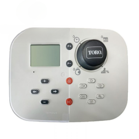 Toro Tempus Steuergerät, Rückseitenmodul und Pro 4 Stationen-Basismodell (Tempus Steuergerät mit externem Netzteil 220 VAC: Tempus Steuergerät mit 6 Stationen) 3.99-S92