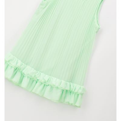 Sommerkleid SARABANDA "GIRL DRESS", Mädchen, Gr. 140, EURO-Größen, grün, 100% Polyester, Kleider Sommerkleid