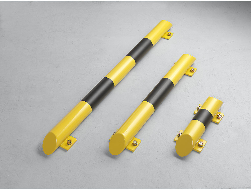 kaiserkraft Rammschutz-Balken, für innen, Länge 638 mm, Eckausführung