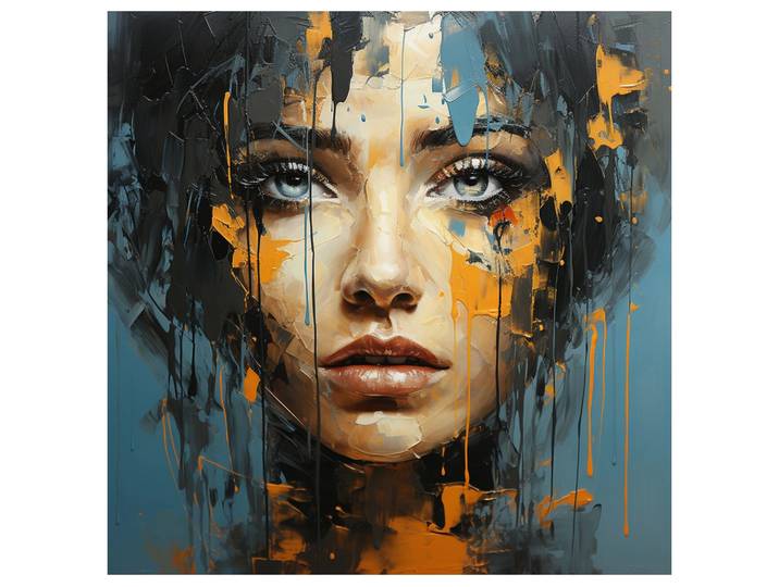 Alubild Blue Eye Girl image LAND