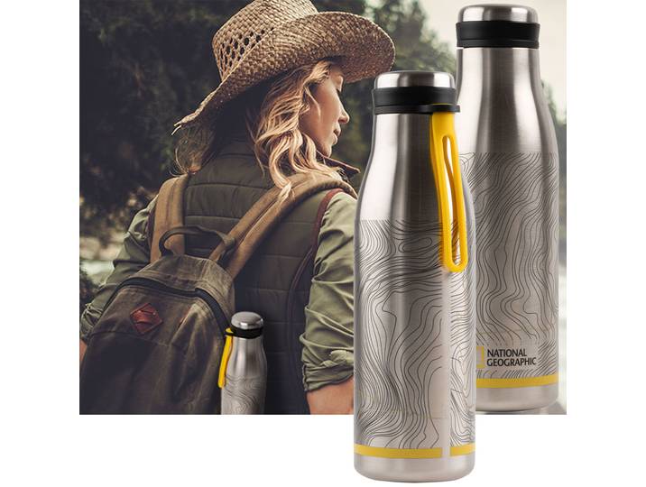 2er-Set Thermosflasche aus Edelstahl, 500 ml