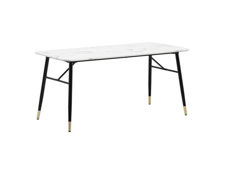 Mid.you Esstisch, Weiß, rechteckig, konisch, 90x76x180 cm, Esszimmer, Esstische, Esstische