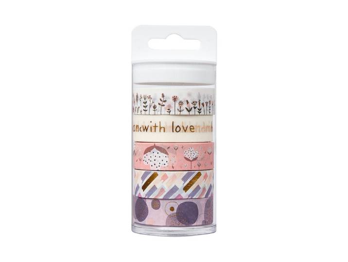 I AM Creative Washi Tape 15 mm × 5 m 5 Stück