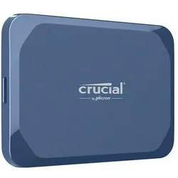 Crucial X10 Portable SSD (1 TB), Externe SSD, Schwarz, Blau