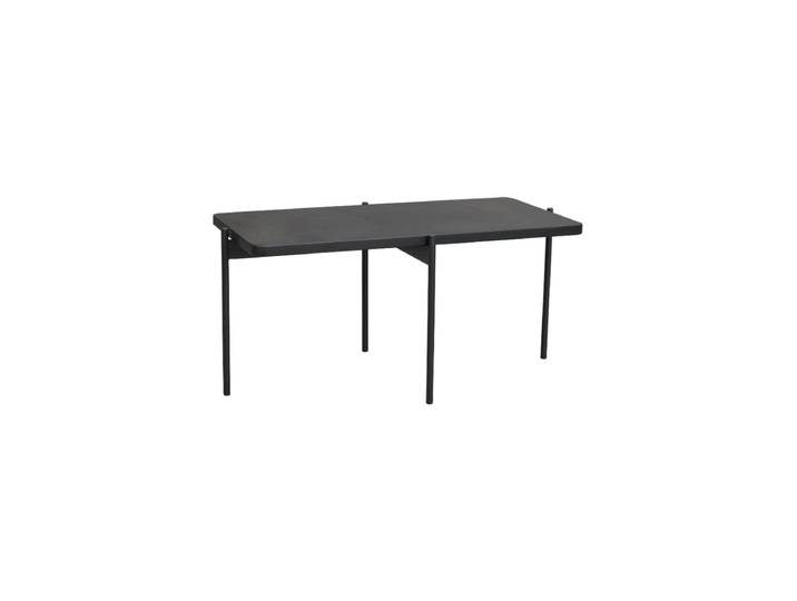 Design Couch- und Beistelltisch „Shelton“ Esche Schwarz Rowico