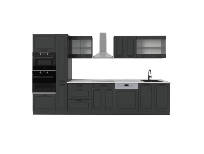 Cuisine R-Line 350cm PT Marbre Anthracite campagne/Anthracite Vicco 53891