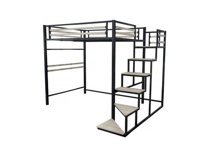 Habitat Garten Etagenbett lena Schwarz, Mehrfarbig, Metall, 190x140 cm, Babymöbel & Kindermöbel, Kinderzimmer & Jugendzimmer, Kinderbetten, Hochbetten