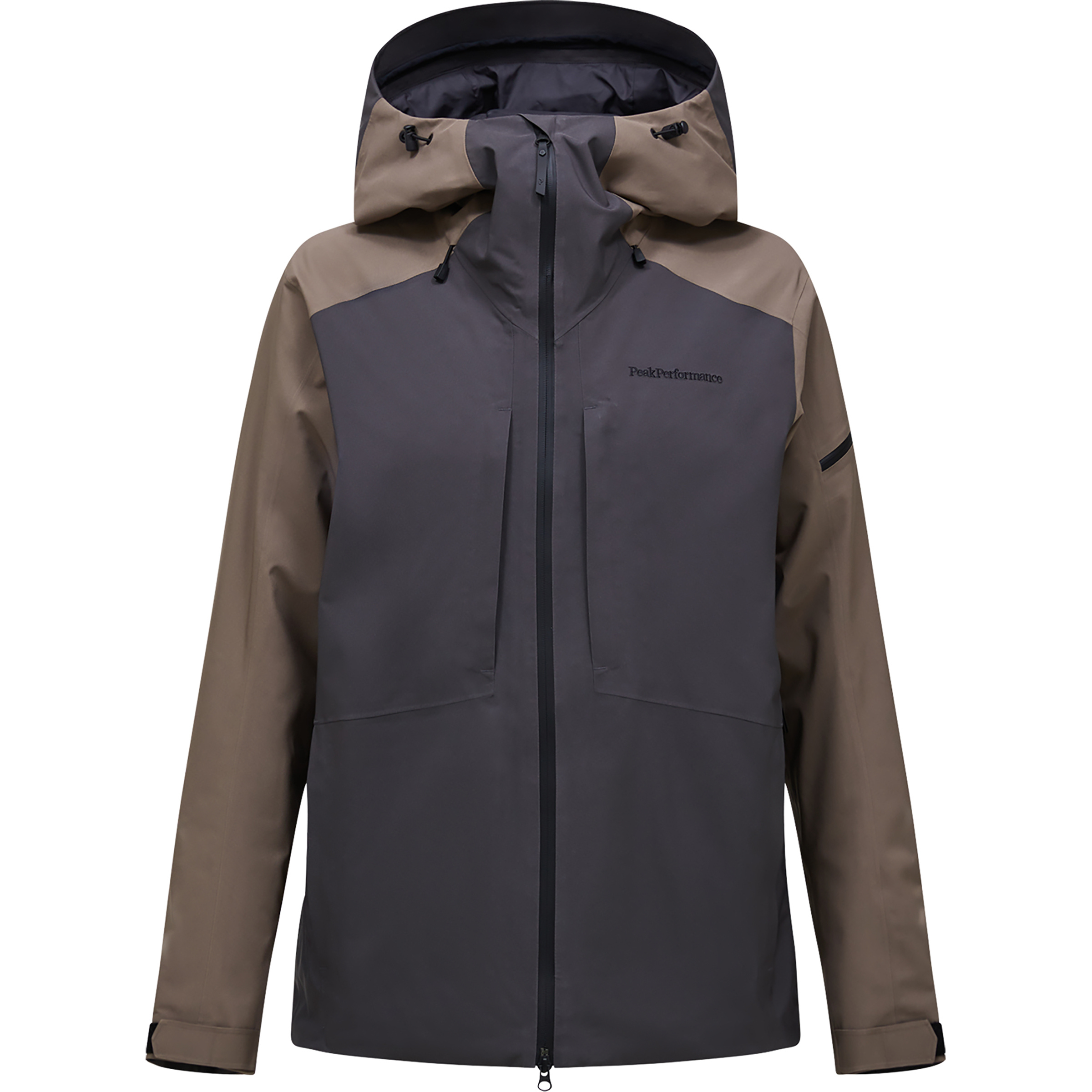 Peak Performance Insulated 2L Ski Herren Kunstfaserjacke braun Größe S Skifahren Wasserdicht Wasserabweisend