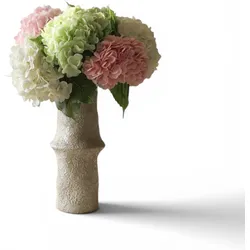 Hydrangea Kunstblumenstrauß pastellfarben