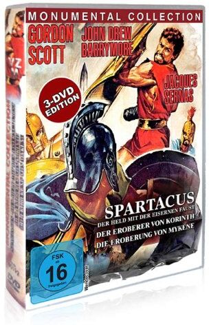 Giorgio Ferroni - Monumental Collection ( Spartacus - Der Eroberer von Korinth - Die Eroberung von Mykene) [3 DVDs] - Preis vom 09.10.2026 07:28:09 h