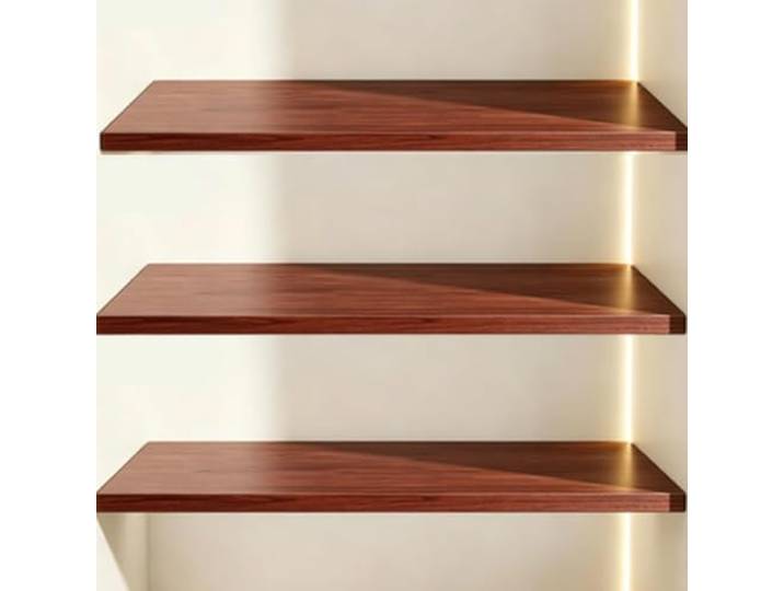 LZMZMQ Ersatzregale Ersatzregale Für Küchenschränke, Schranklatten Aus Holz Anpassbares Design, Bohrfreie Installation, Mit Stützhalterungen, Maximiert Den Platz Im Schrank