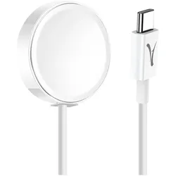 Akashi USB-C Magnetkabel, Smartwatch Zubehör, Weiss