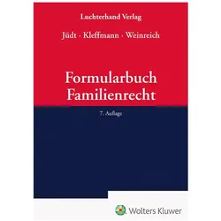 Formularbuch Familienrecht, Fachbücher von Gerd Weinreich, Norbert Kleffmann, Eberhardt Jüdt