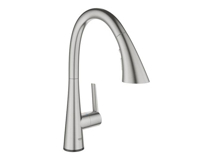 Zedra Touch, Mitigeur évier électronique, Supersteel (30219DC2)
