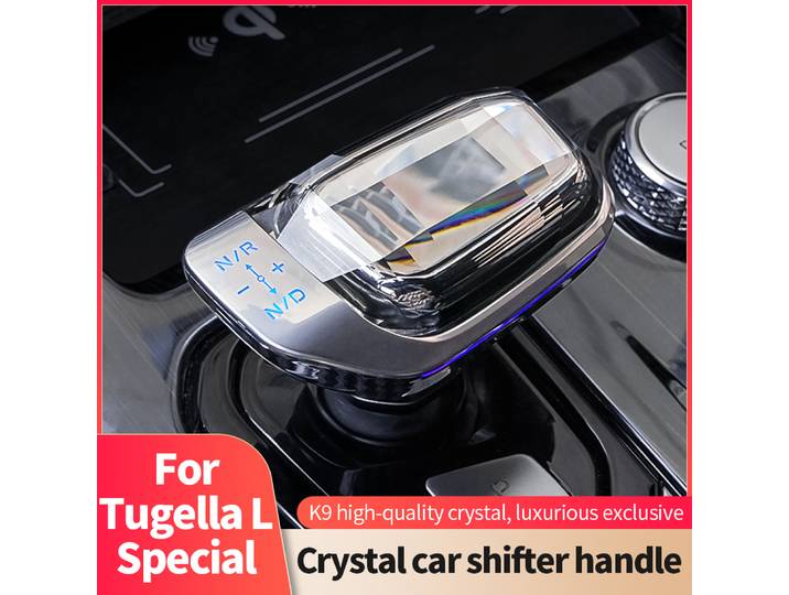 Pour Geely Tugella Xingyue FY11 2019-2023 K9 cristal voiture changement de vitesse tête levier bouton poignée couvercle accessoires de remplacement