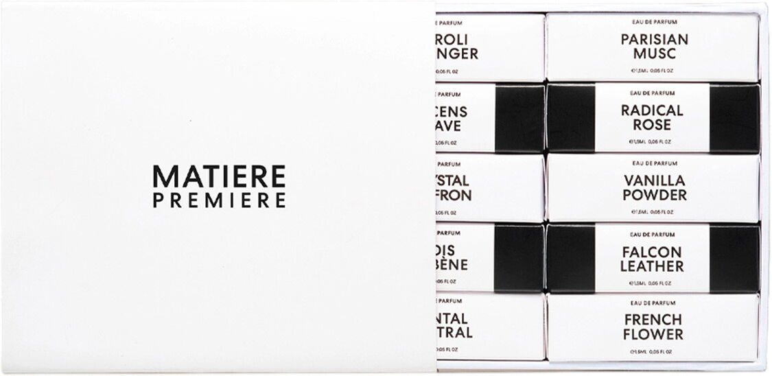 15ml MATIERE PREMIERE Sample Set (EdP 10 x 1,5ml)