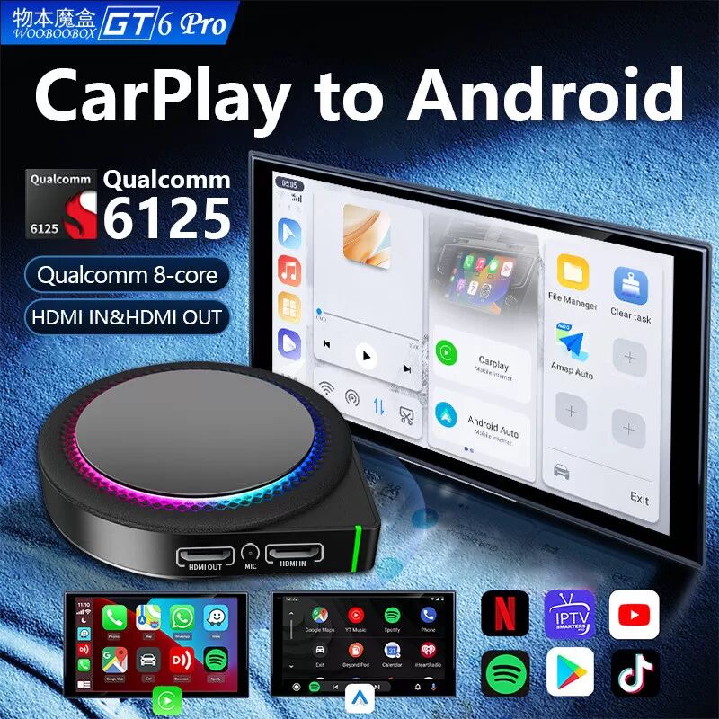 INF CarPlay-Adapter für Autos mit kabelgebundenem CarPlay