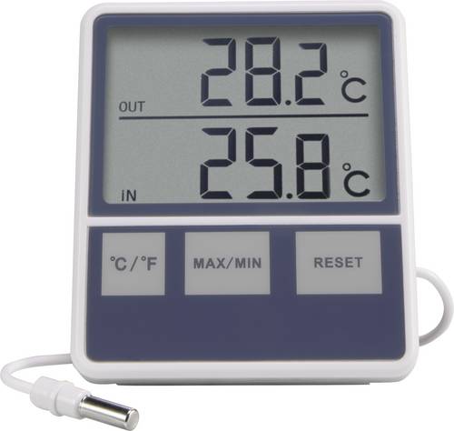 Kabelgebundenes Thermometer Weiß 1015