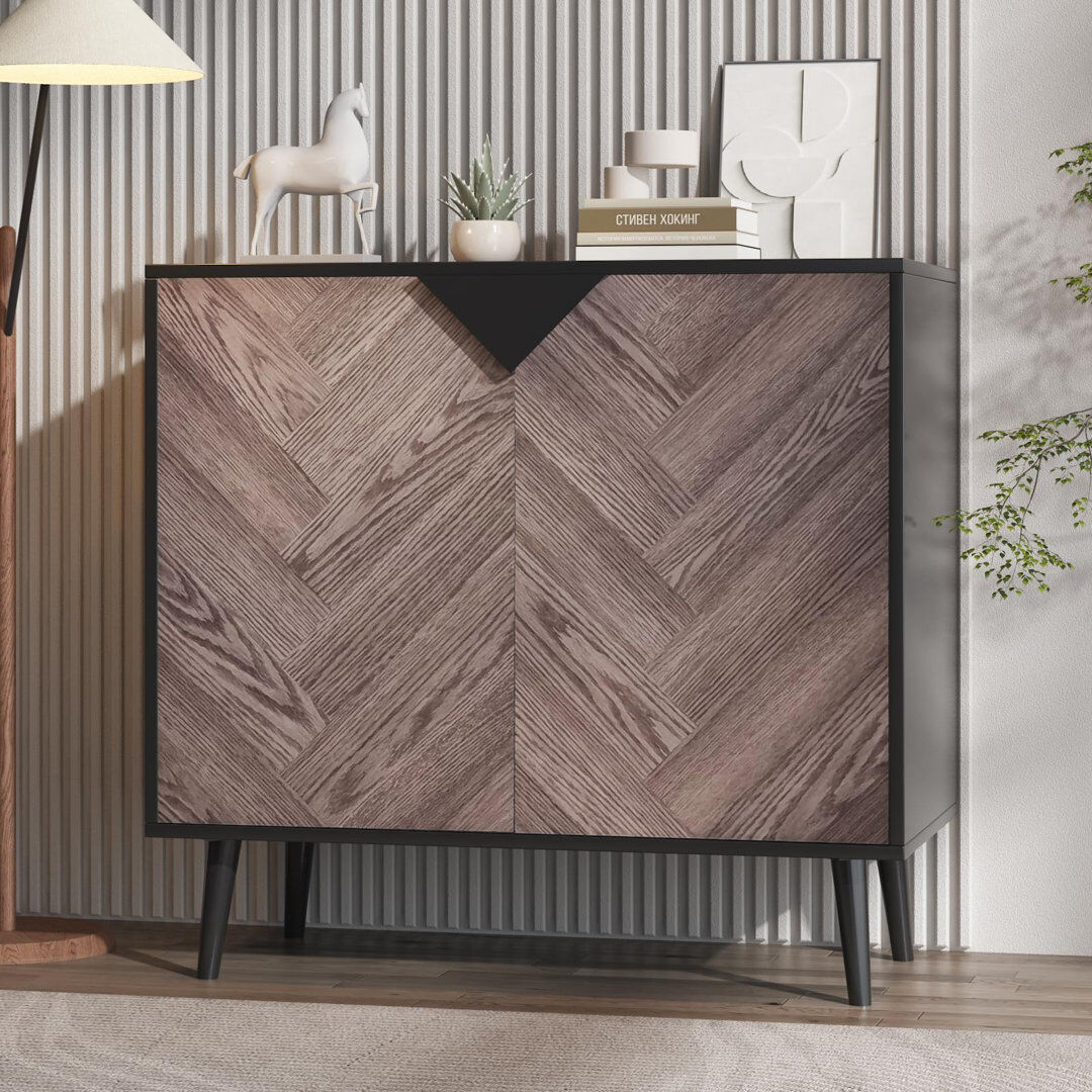 Brayden Studio 80.1cm Sideboard Gray 74.5cm H X 80.1cm W X 40.2cm D