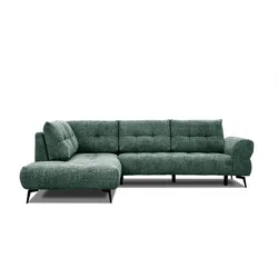 ECKSOFA SALVINI 5-Sitzer, smaragdgrün