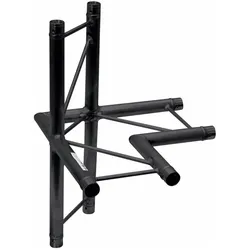 Alutruss DECOLOCK DQ2-SPAC44H 4-Weg Ecke sw, Montage Lichttechnik, Schwarz