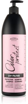 Joanna Professional UV Filter champô de proteção para cabelo danificado pelo sol fragrâncias Cherry 1000 ml. Professional UV Filter