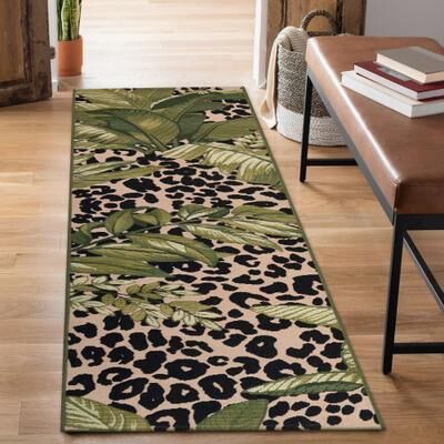 Lush Decor Marina Safari Indoor/Outdoor Area Rug