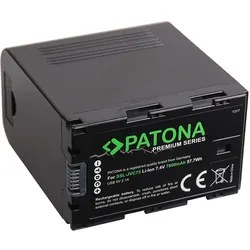 Patona Premium Akku f. JVC SSL-75 SSL-JVC50 SSL-JVC75 HM600 HM650 LG-Zellen (Kamera Akku), Kamera Stromversorgung, Schwarz