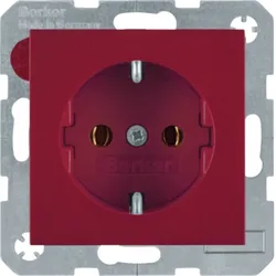 Berker SCHUKO-Steckdose rt/gl 47438912