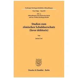 Csef:Studien zum römischen Schuldnersch, Fachbücher von Justus Csef