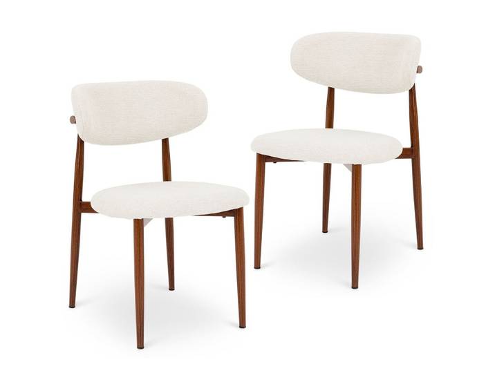 ESSZIMMERSTUHL ACOSTA 2er-Set weiß