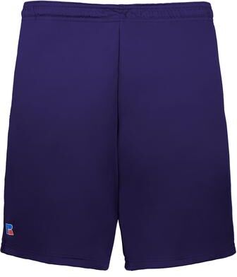"Russell Athletic TS8X2M DRI-PWR ESSEN 7"" SHORTS W/PKTS in Purple size 3XL   Polyester"