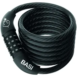 BASI 6990-0303 ZR 303 Fahrrad Spiralkabel Zahlenschloss 8 x 1800mm Fahrradschloss