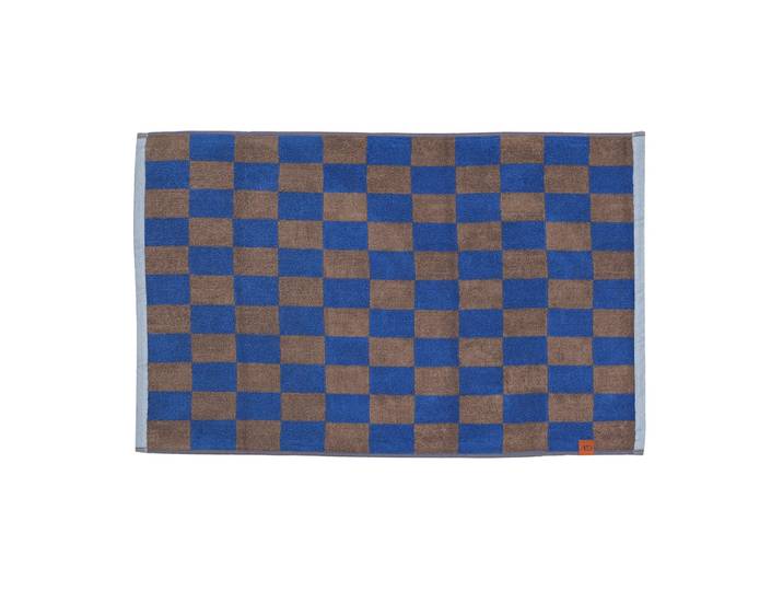 Mette Ditmer - Retro Badematte, 50 x 80 cm, kobaltblau