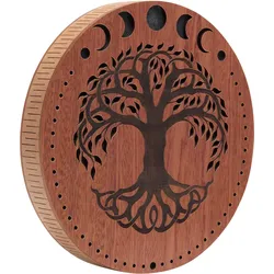 Meinl RDS10MTOL Sonic Energy 10" Rain Disk Bachklang mit Mondphasen und Lebensbaum Gravur