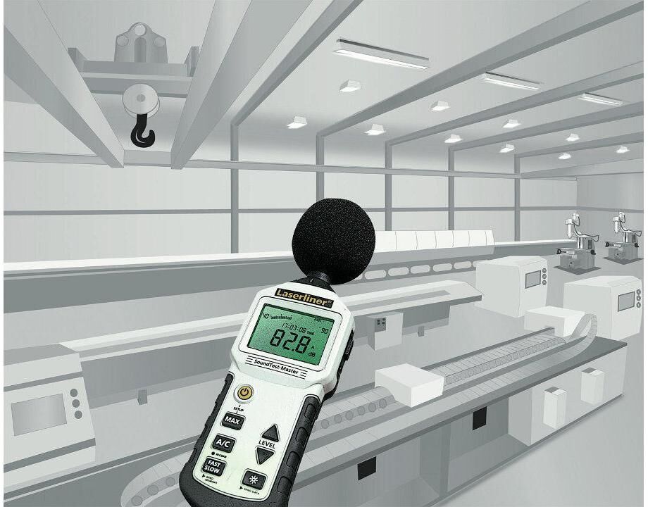Lasermessgerät "Laserliner Laserliner Schallpegelmessgerät SoundTest-Master", schwarz, Lasermessgeräte, Lasermessgerät schwarz Einheitsgröße