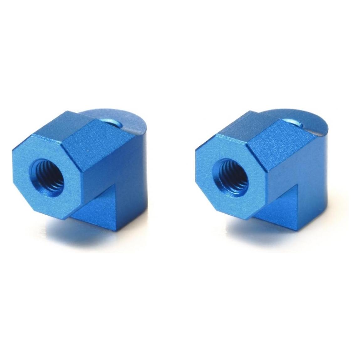Tamiya TA07 Alu Halterung Motorträger (2) Blau (300054725)